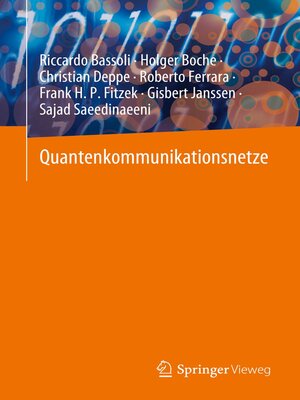 cover image of Quantenkommunikationsnetze